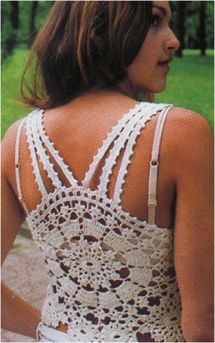 Crocheted-Tops-With-Circular-Patterns