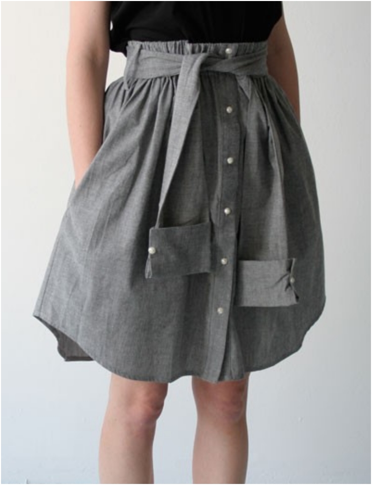 Dress-Shirt-Skirt