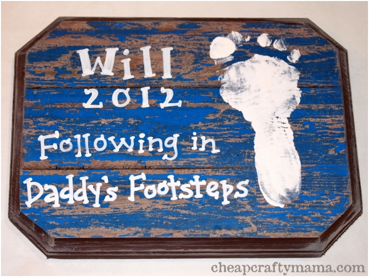 Fathers-Day-Footprint-Plaque