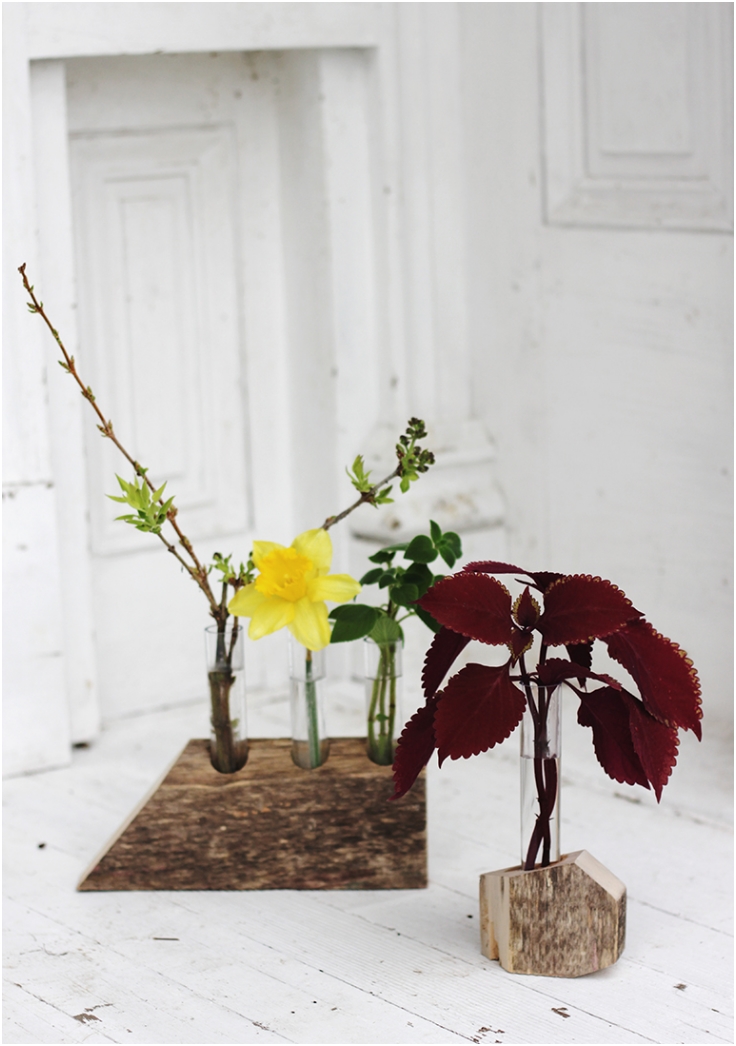 Geometric-Wooden-Test-Tube-Vase