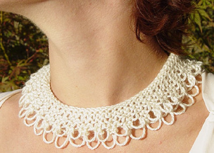 Lace-Knit-Collar