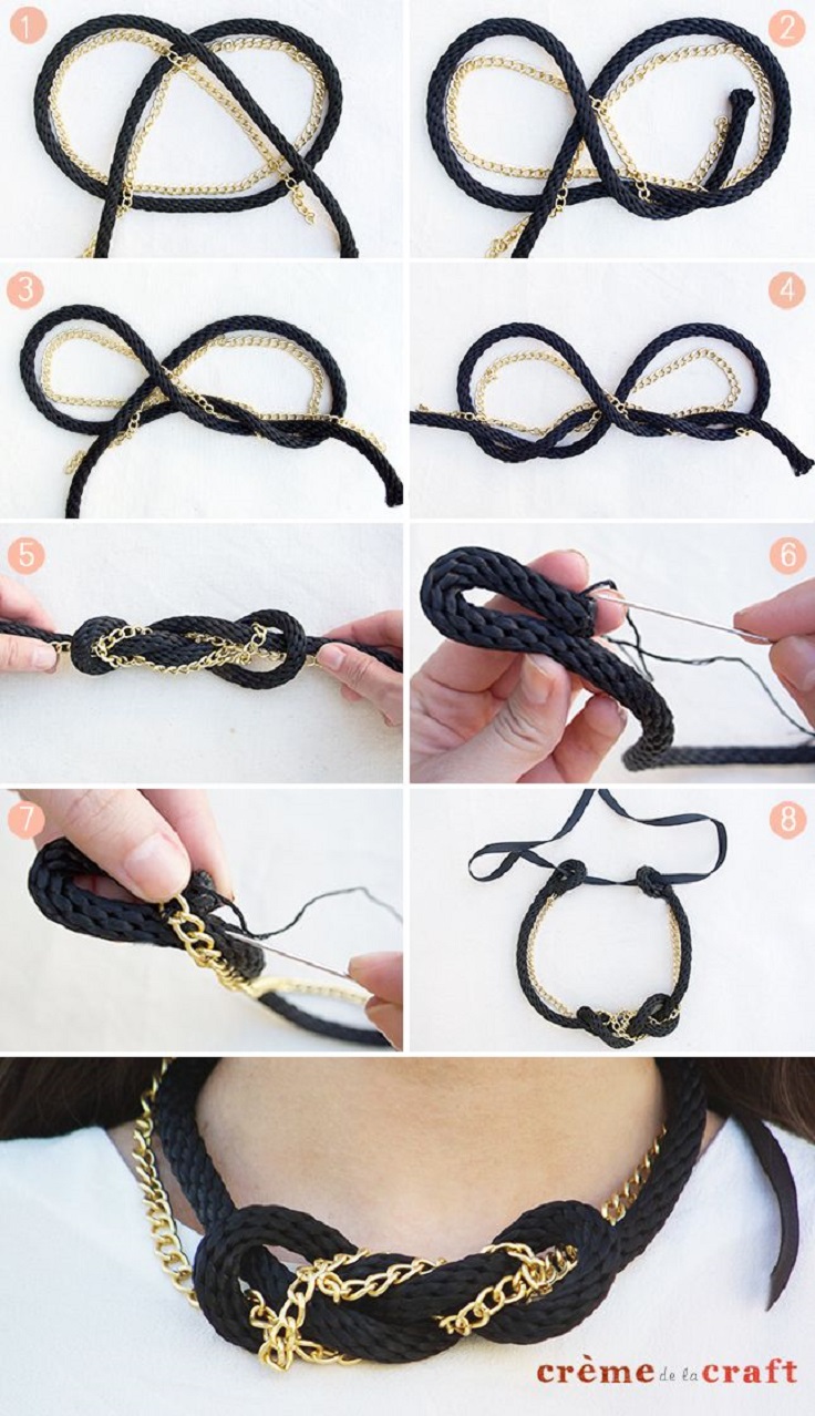 Nautical-Rope-Chain-Knot-Necklace