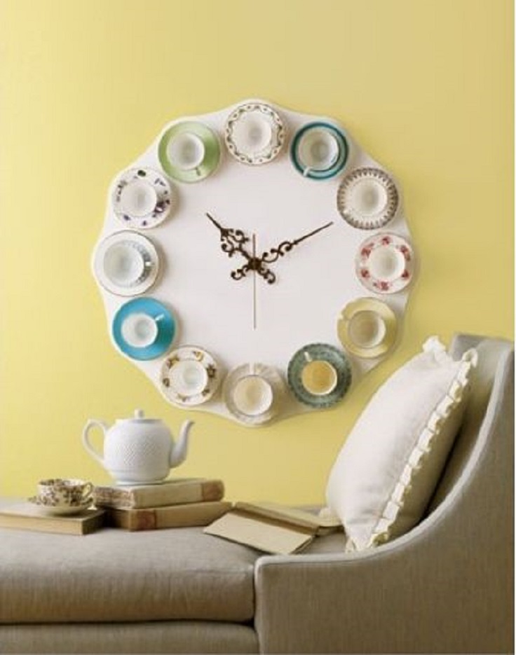 Teacup-Clock