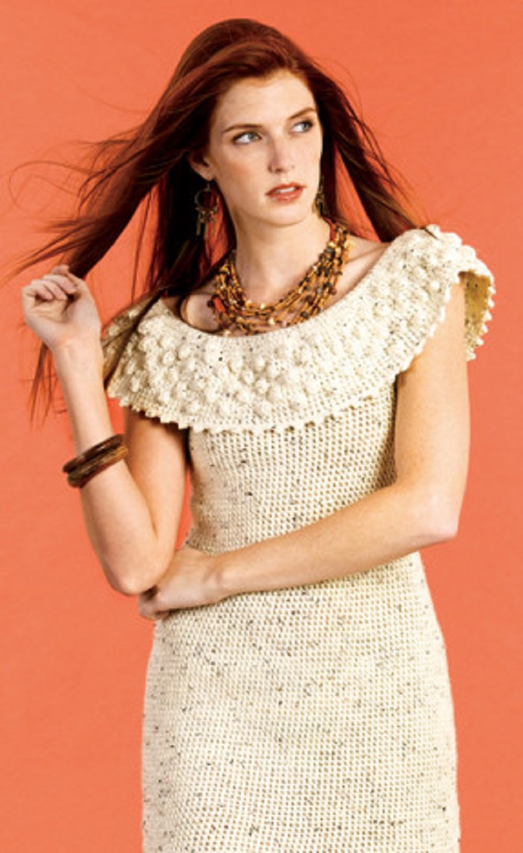 Textured-Crochet-Dress