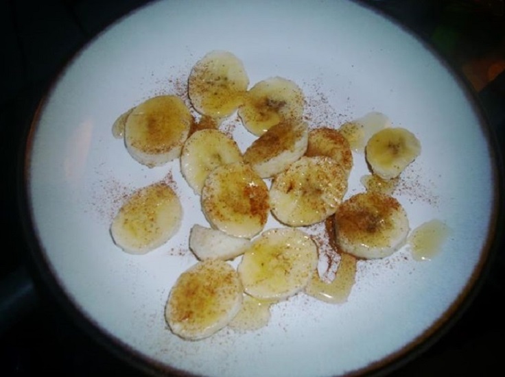 Banana-with-honey-and-cinnamon