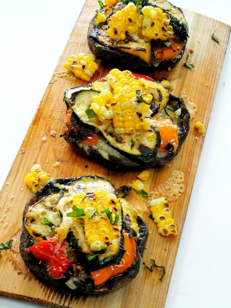 Cedar-Planked-Grilled-Portobellos-Stuffed-with-Summer-Veggies