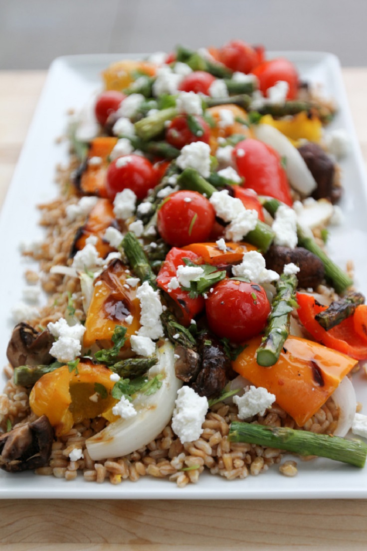 Grilled-Vegetable-Farro-Salad