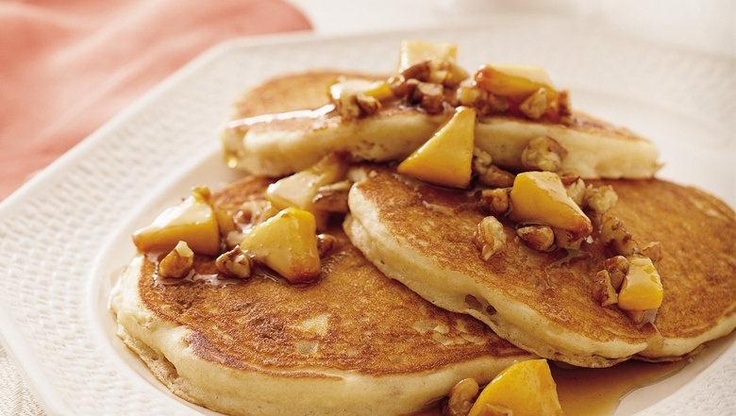 Praline-Peach-Pancakes