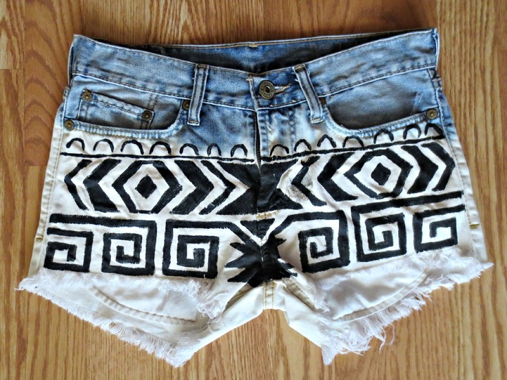 Tribal-Print-Shorts