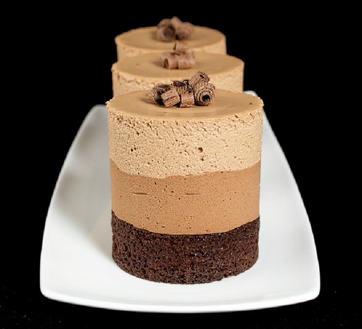 Triple-Chocolate-Mousse-Cakes