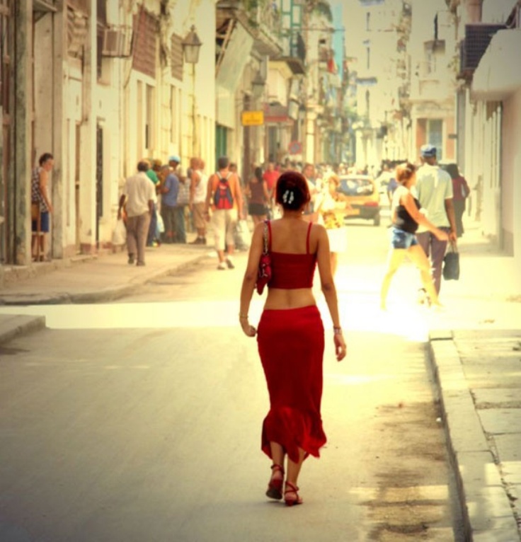 Woman-in-red