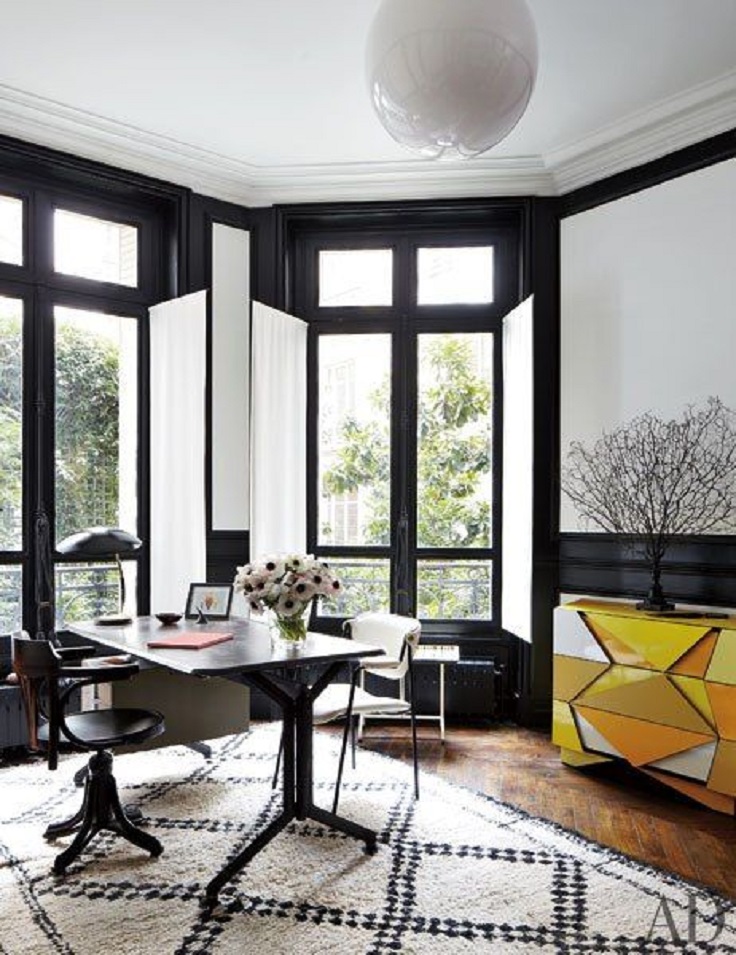 Black-White-High-Contrast-Molding-Design