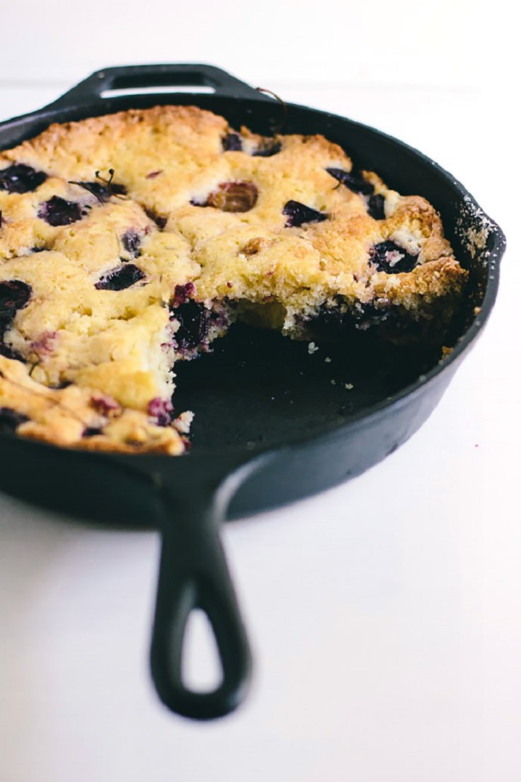 Cherry-Skillet-Cake