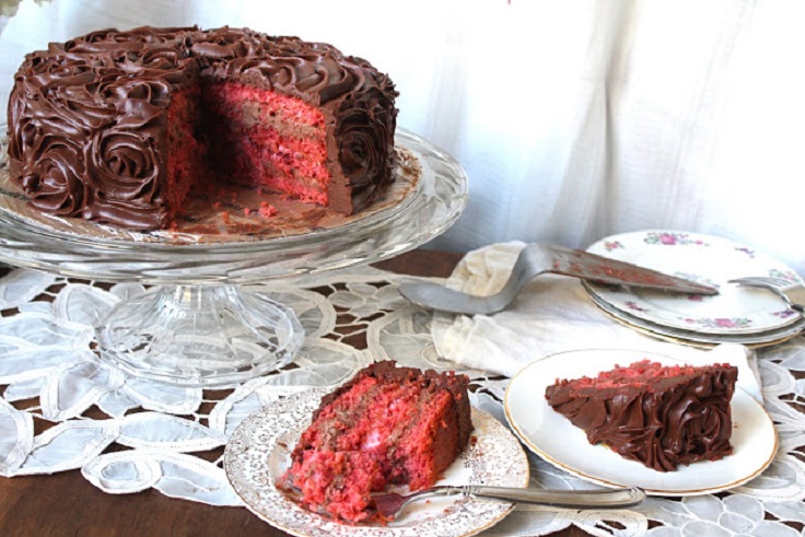 Triple-Chocolate-Cherry-Cake