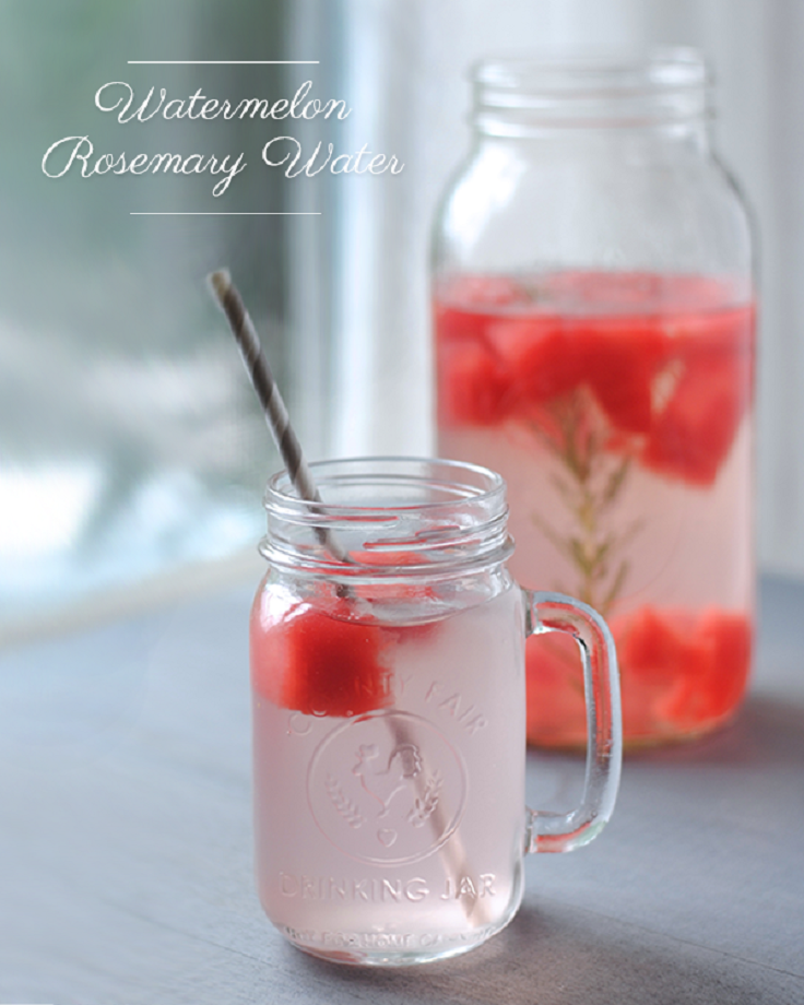 Watermelon-Rosemary-Water