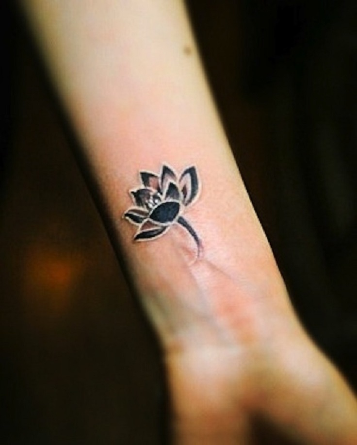 small-lotus-flower-wrist-tattoo