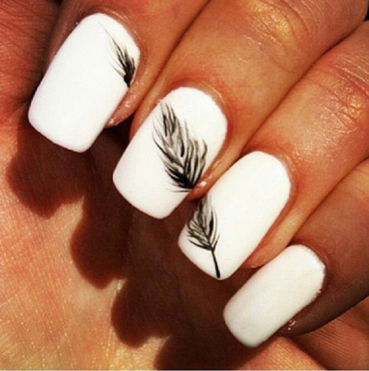 white-nails-with-feather-4