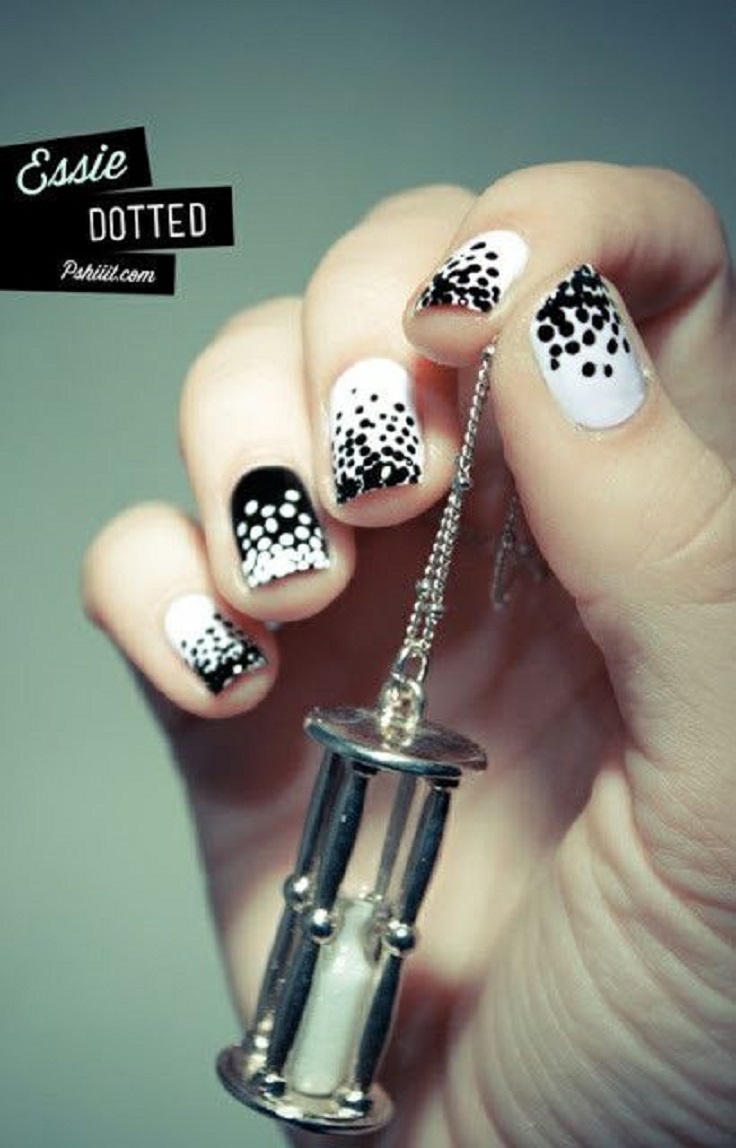 white-nails-with-polka-dots-9