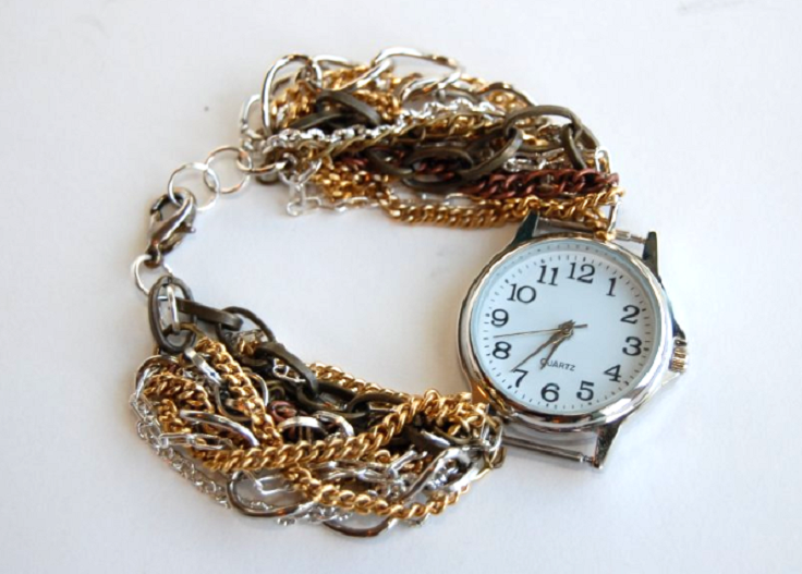 Multi-Strand-Chain-Watch