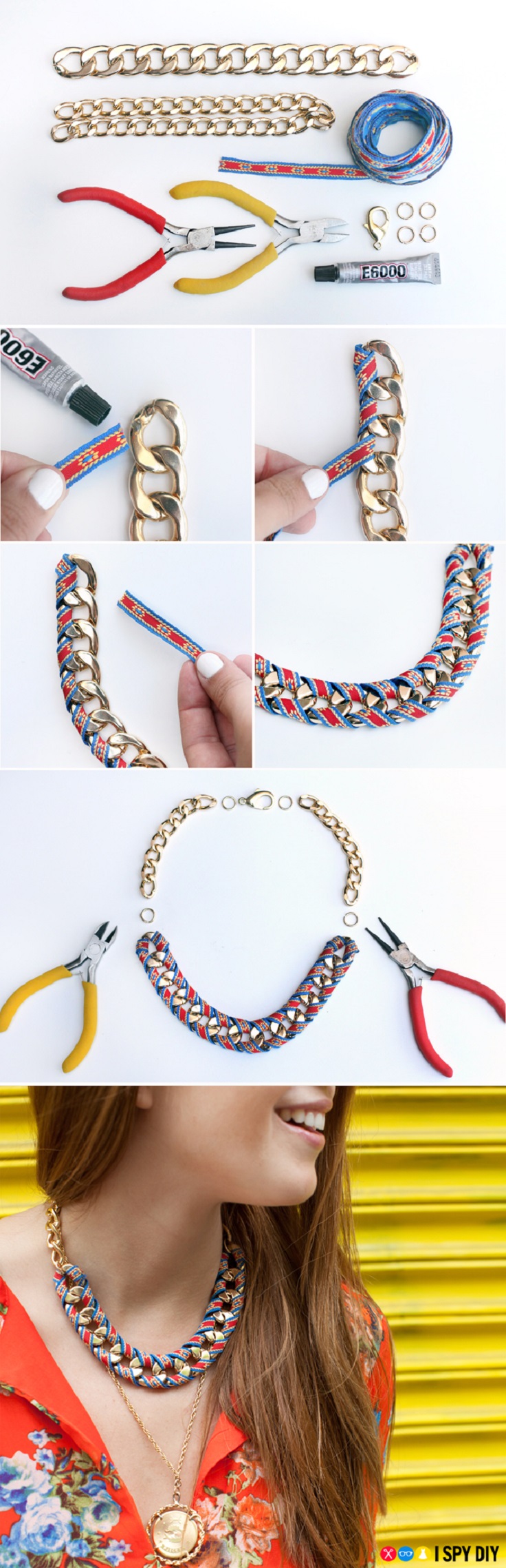 Ribbon-Wrapped-Chain-Necklace