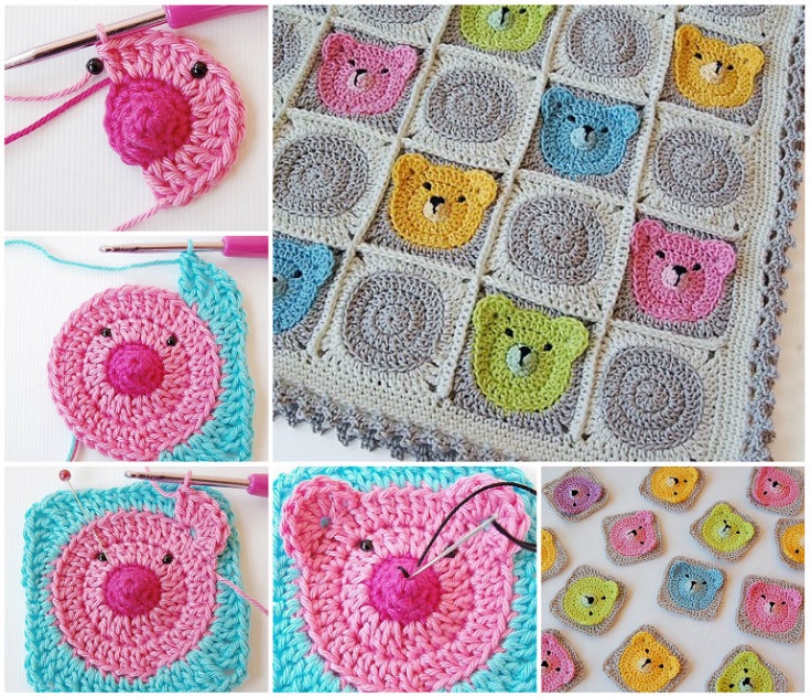 Teddy-Bear-Granny-Squares-Blanket