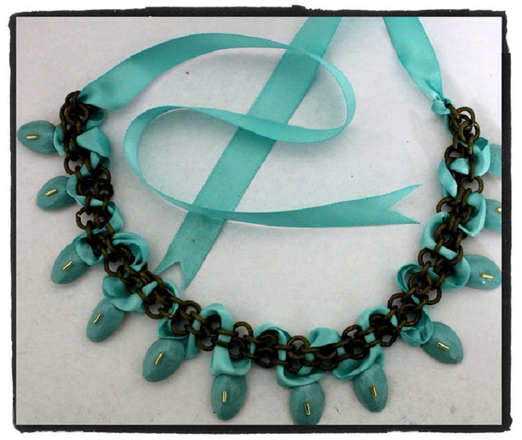 Mint-Pistachio-Shell-Necklace