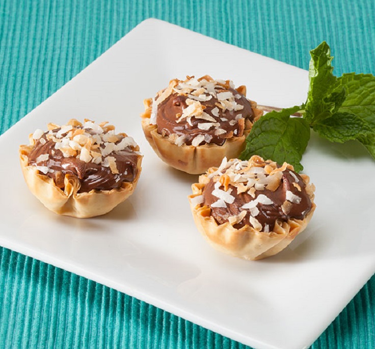 Nutella-Coconut-Tarts