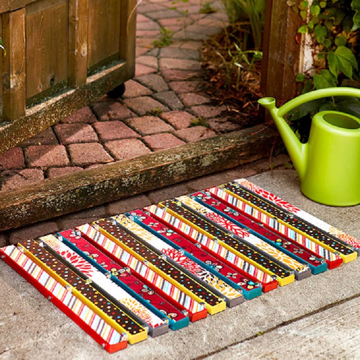 colorful-wooden-doormat