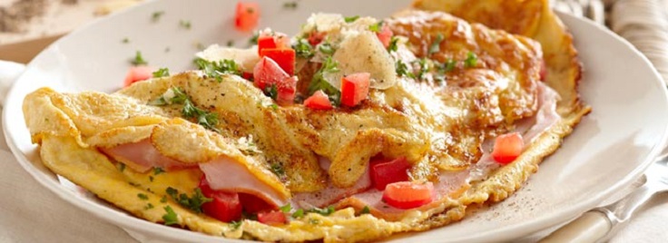 ham-cheese-tomato-omelette