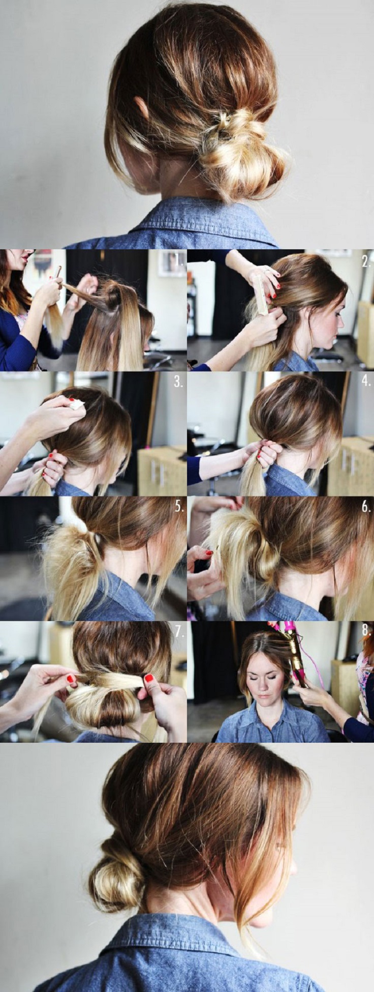 low-bun-tutorial