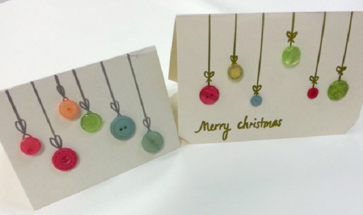 Christmas-Button-Card-Craft