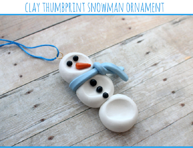 Clay-Thumbprint-Snowman-Ornament