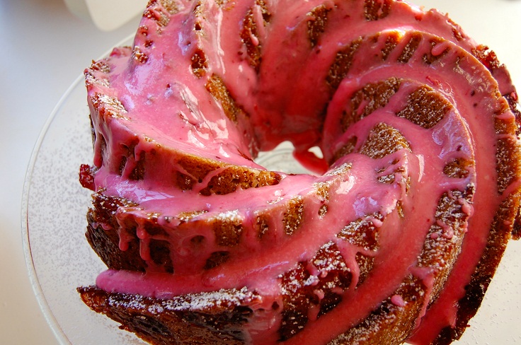Cranberry-Creme-Fraiche-Cake-with-Almond