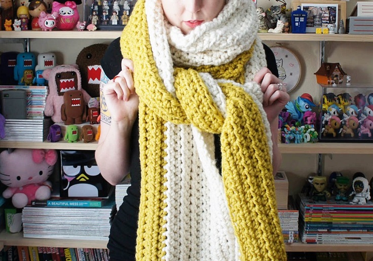 Top 10 Beautiful Free Crochet Scarf Patterns | Top Inspired
