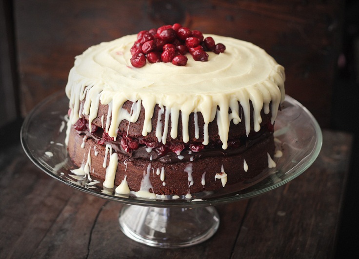 TRIPLE-CHOCOLATE-LAYER-CAKE-WITH-MAPLE-ROASTED-CRANBERRIES