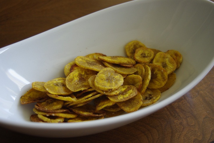 Baked-Plantain-Chips