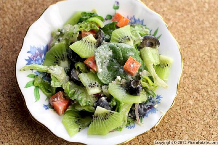 kiwi-spinach-salad