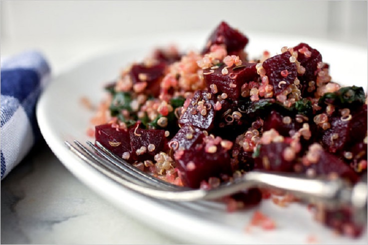 quinoa-and-beet-pilaf