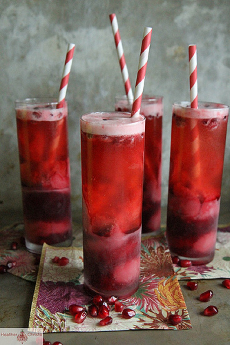 raspberry-pomegranate-champagne-cocktail