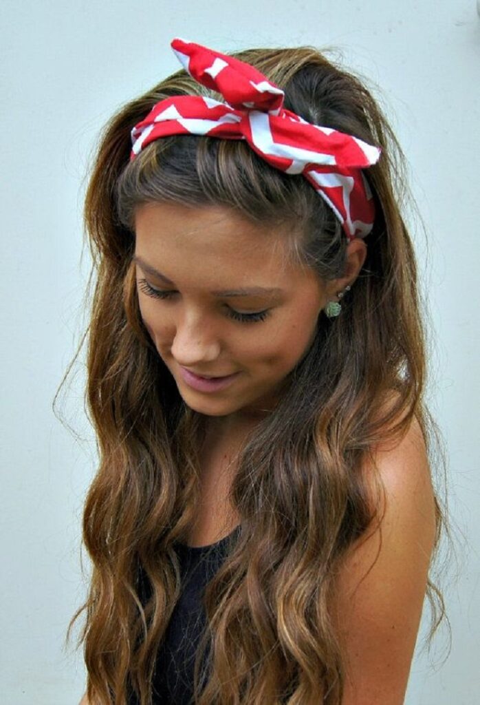 Bandana Hairstyles - Top 10 Simple Ways [Tutorials] - Top 