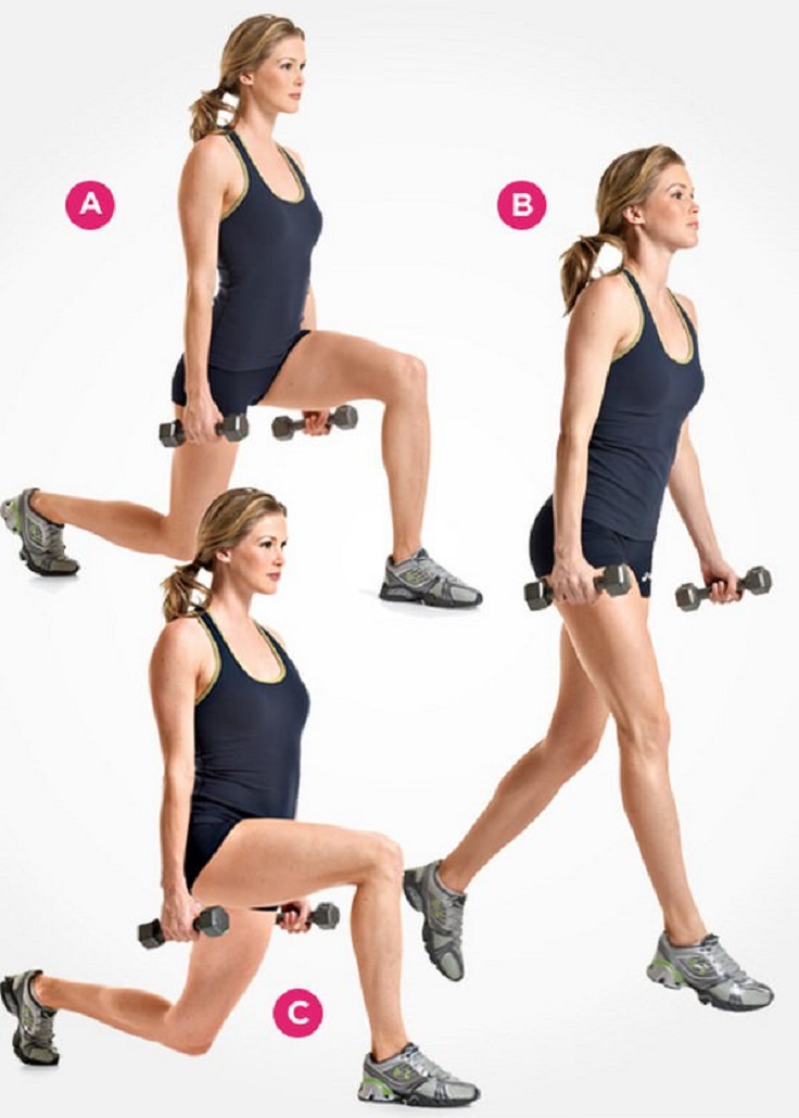 dumbbell-lunges
