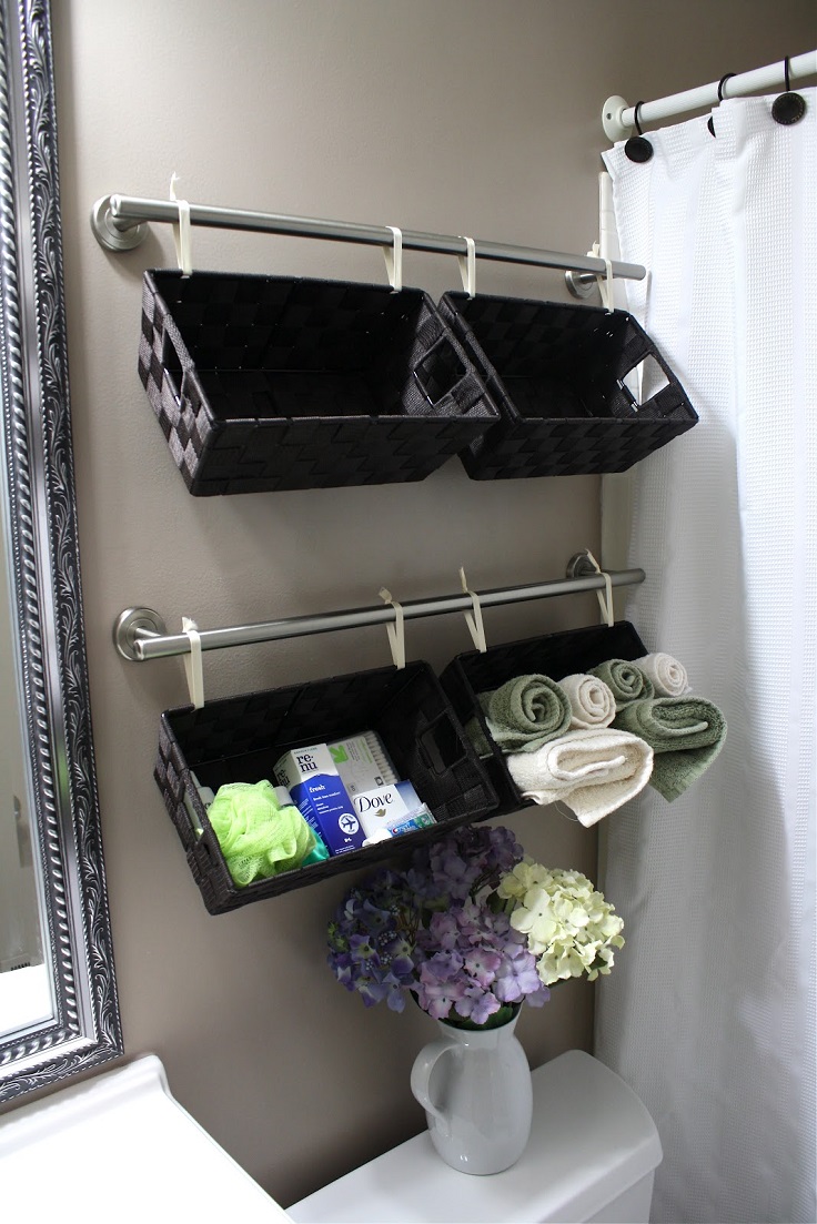 Top 10 Lovely DIY Bathroom Decor and Storage Ideas | Top Inspired