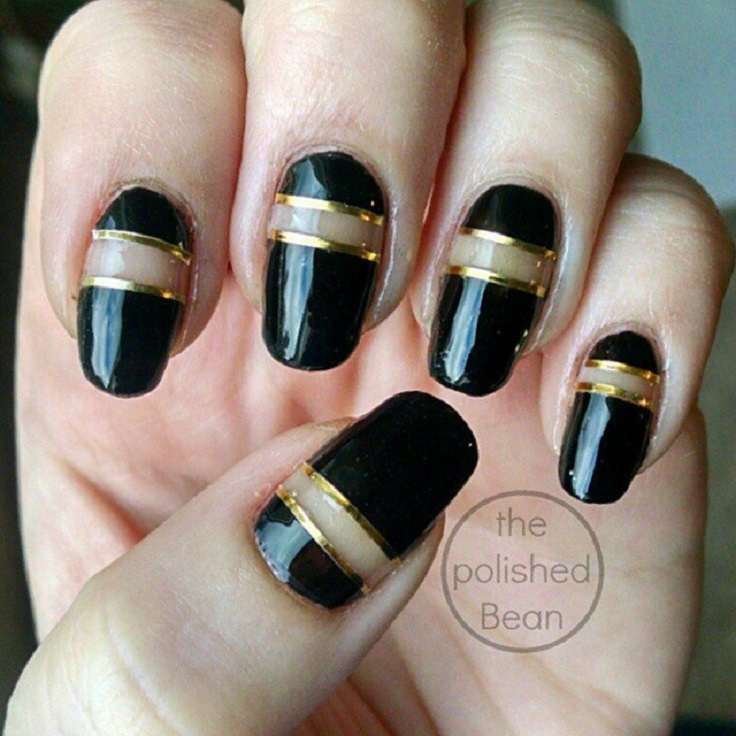 black-and-gold-nails