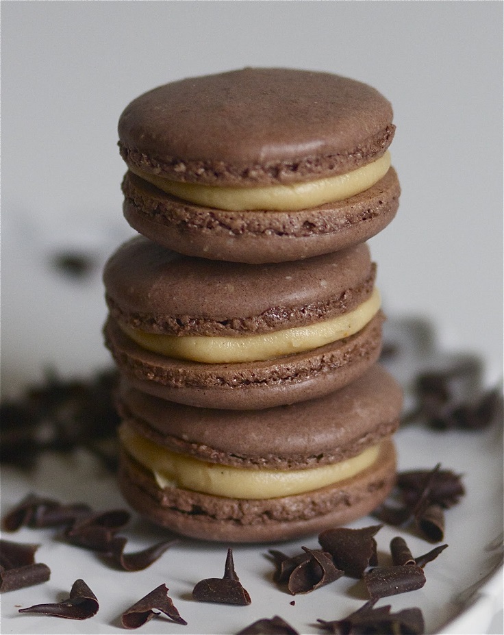 chocolate-peanut-butter-macarons