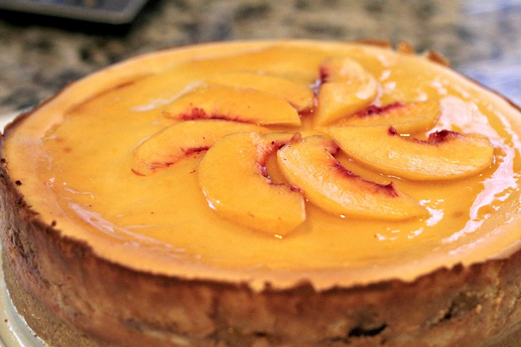 peach-cheesecake