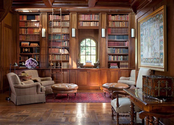 1-Traditional-Classic-Home-Library-Design-Ideas