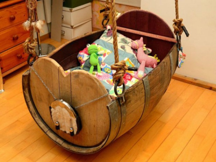 barrel-baby-cradle