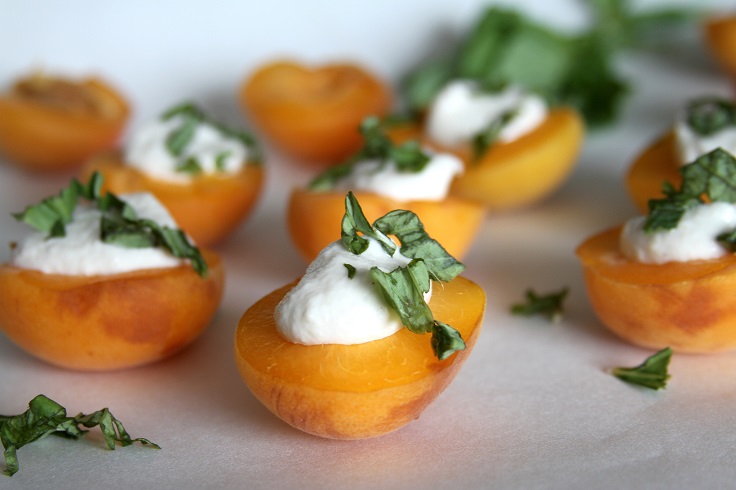 cream-stuffed-apricots