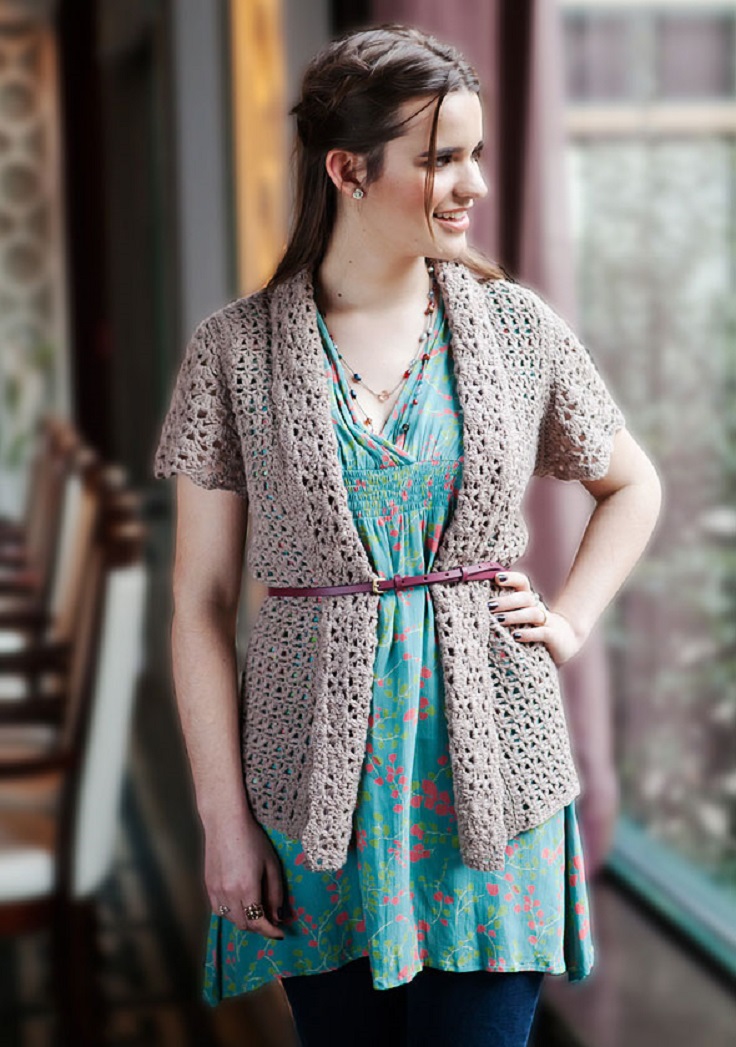 TOP 10 Free Crochet Patterns for Stylish Spring Inspired Cardigans | Top Inspired