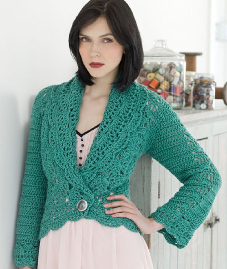 TOP 10 Free Crochet Patterns for Stylish Spring Inspired Cardigans